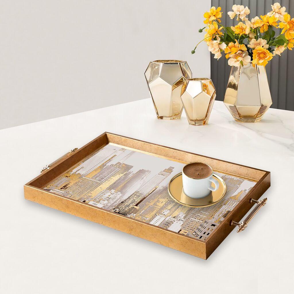Aberto Design poslužavnik TPEA9905 50 x 29 x 3,5 cm, šareni