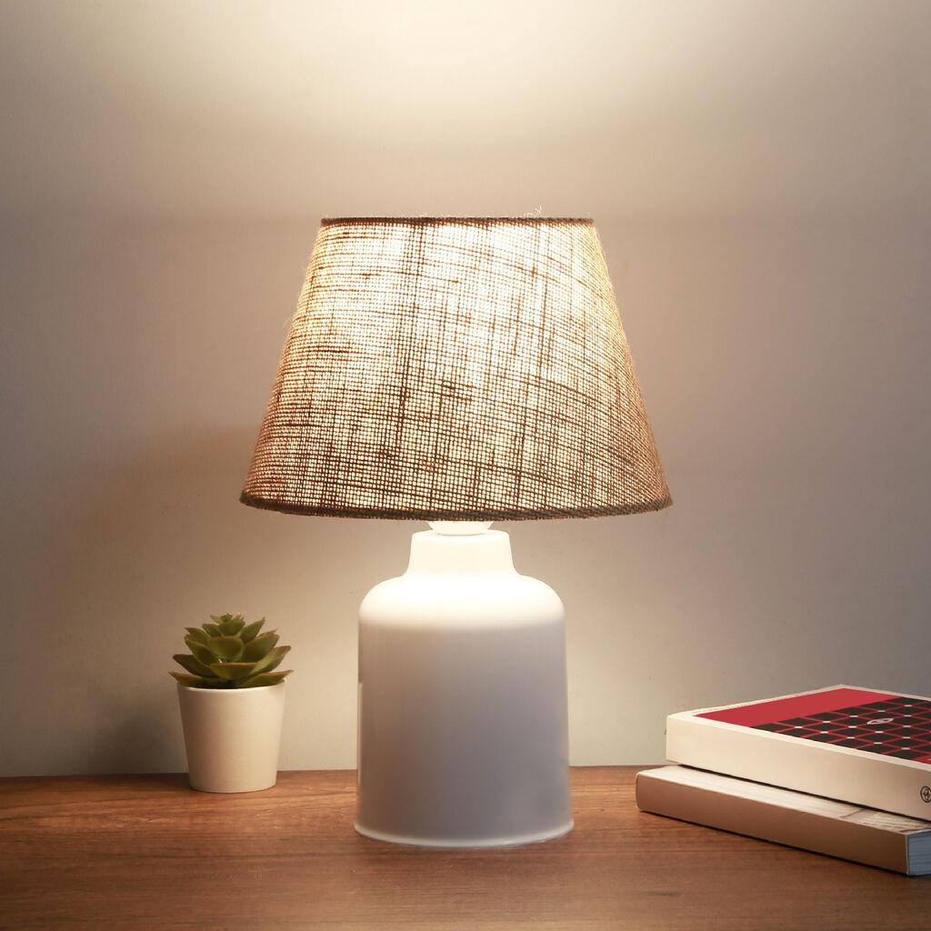 Opviq AYD 3161 Stona lampa, Smeđe-bijela