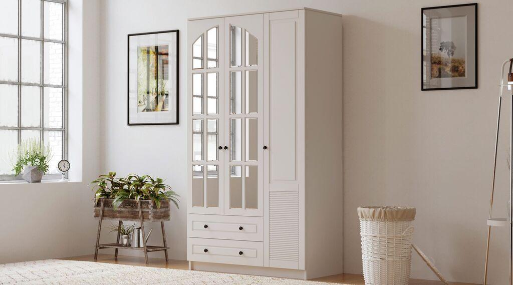 Hanah Home Ormar Rb-111, 105x210x52 cm, Bijeli