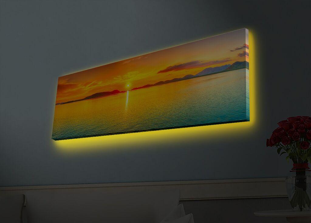 Wallity 3090HDACT 003 Dekorativna slika, 30x90cm, LED osvjetljenje