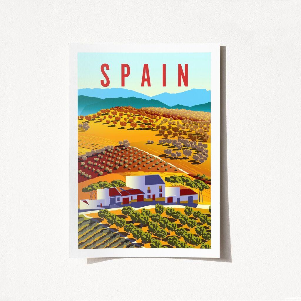 Poster Wallity Španija-2000, 29,7x42cm