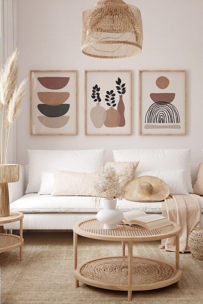 Wallity slika 3Dartsoho30, 3 dijela, 33 x 48 cm