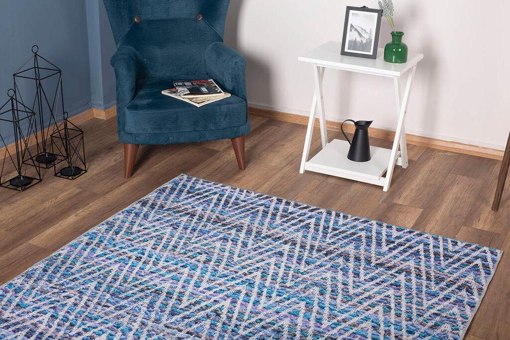 Conceptum Hypnose tepih Dorian Chenille 234, 75x230cm, plava