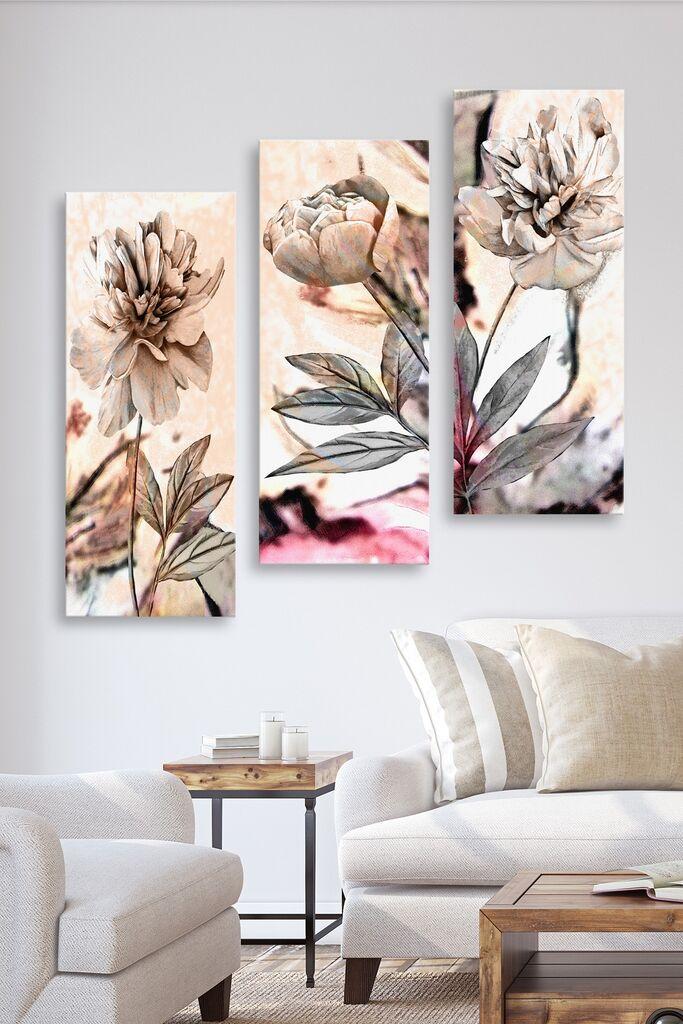 Wallity MDF0018 Dekorativna slika, 3 dijela