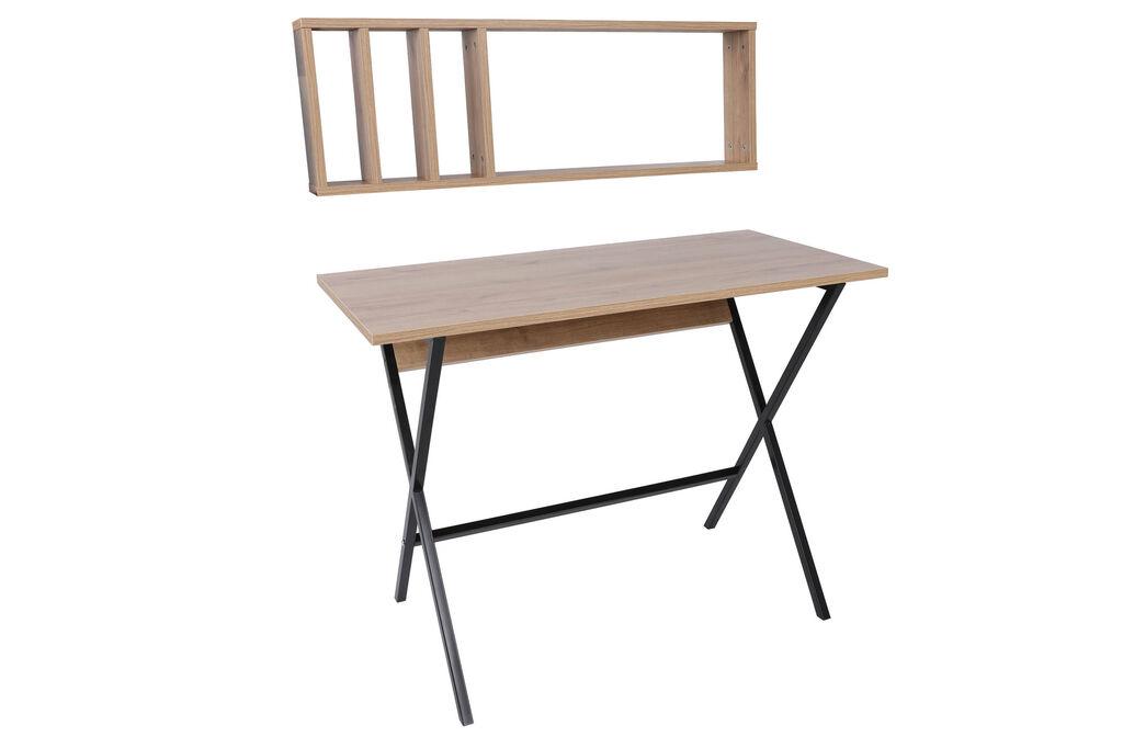 Hanah Home Radni sto Oslo, 100x50x74 cm, Boje hrasta