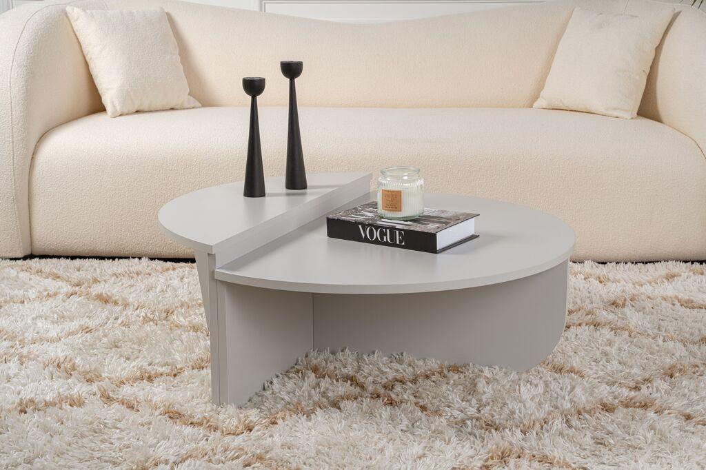 Nordure Club set stolova Orion, 90x60x30cm, 85x30x35cm, 2 dijela, siva
