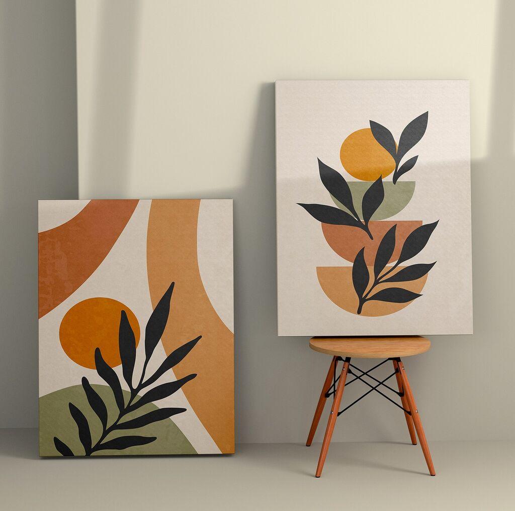 Zidna slika 2KNV4271, 70x100 cm, 2 dijela