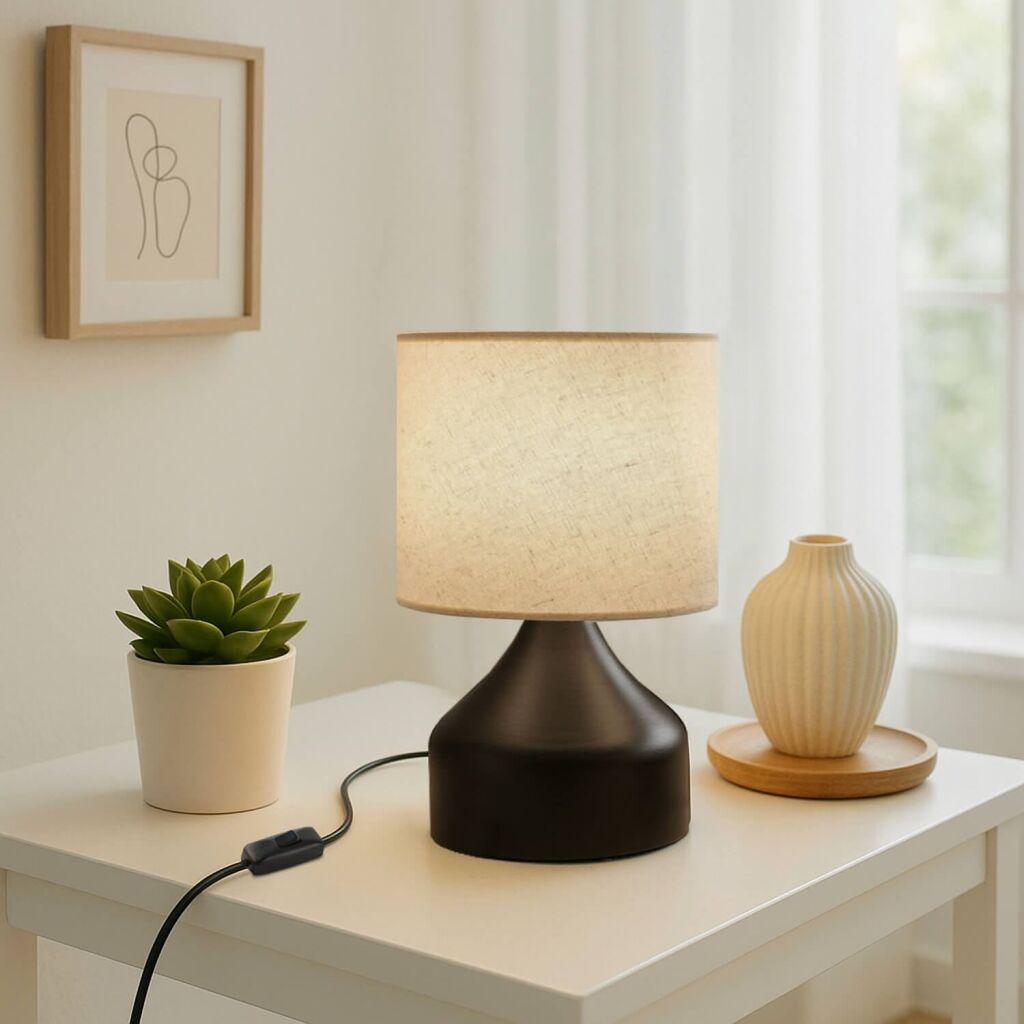 Opviq AYD 3087 Stona lampa, crno-bijela