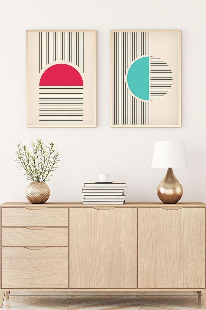 Wallity Uramljena slika Huhu105, 35x50 cm , 2 dijela