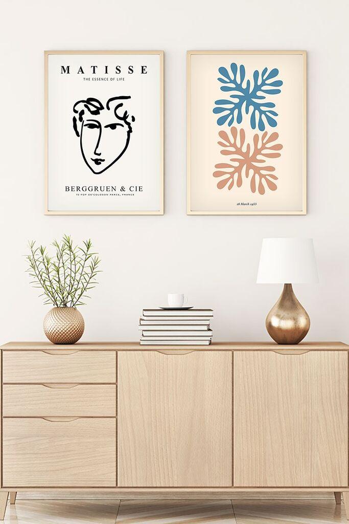 Uramljena slika Wallity Huhu173, 35x50 cm, 2 dijela