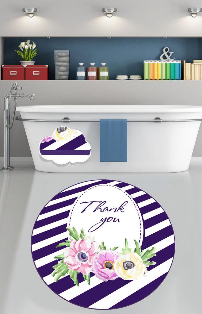 L'essentiel Maison Kupaonski tepih 140cm Šaren