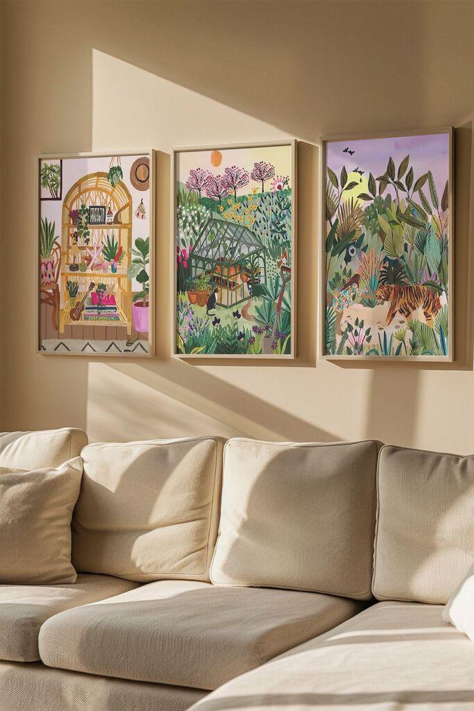 Wallity slika Ersy3Ham1, 3 dijela, 33 x 48 cm