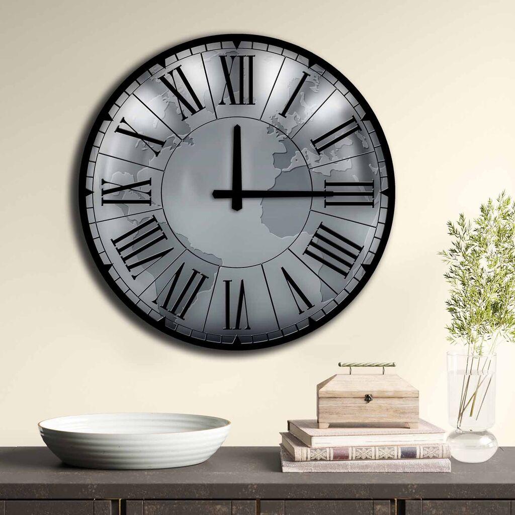 Zidni sat Wallity MDF 50cm šareni