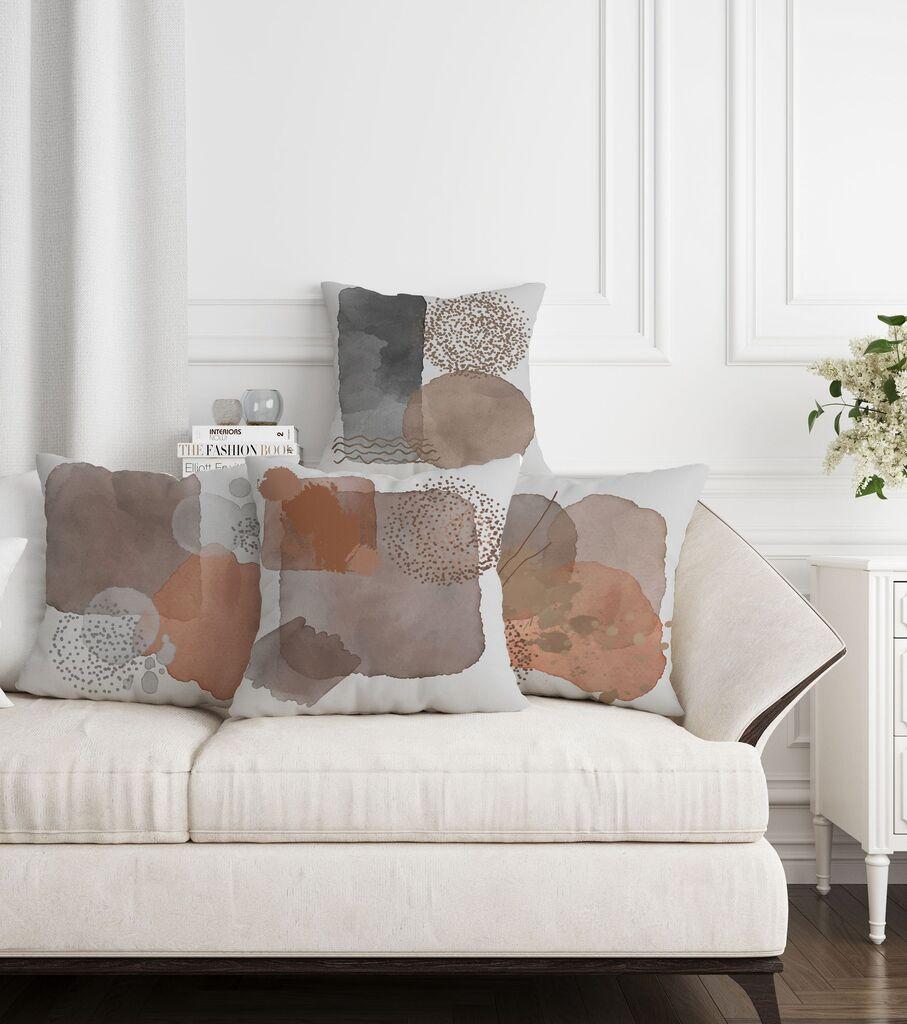 Aberto Design Set ukrasnih jastučnica ASR-plw4-14, 43 x 43 cm, 4 komada, Višebojne