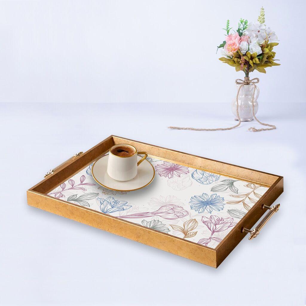 Aberto Design poslužavnik TPEA9791 50 x 29 x 3,5 cm, šareni