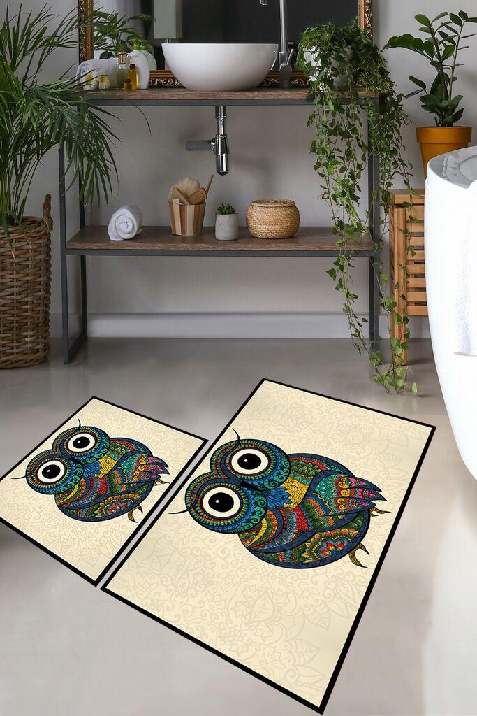 L'essentiel Maison Set od 2 kupaonska tepiha Šarene