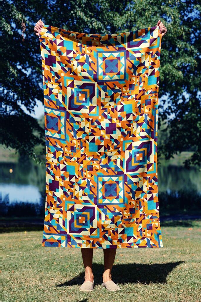 L'essentiel Maison Peškir za plažu 70x130cm Šarene