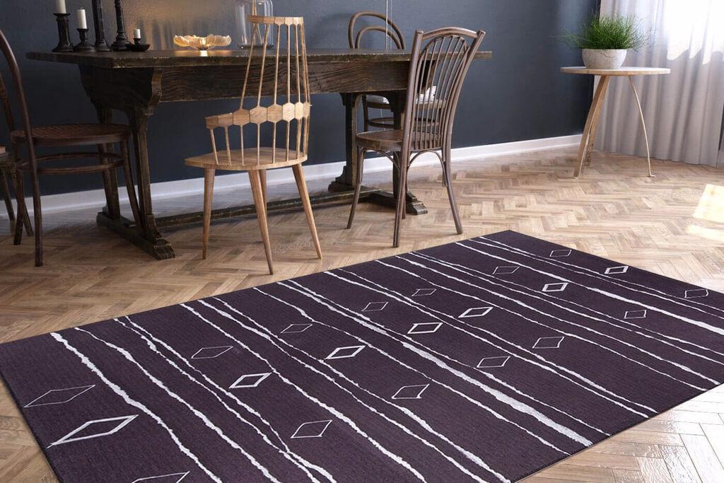Conceptum Hypnose tepih Ada Gonul Chenille 298, 75x230cm, crni