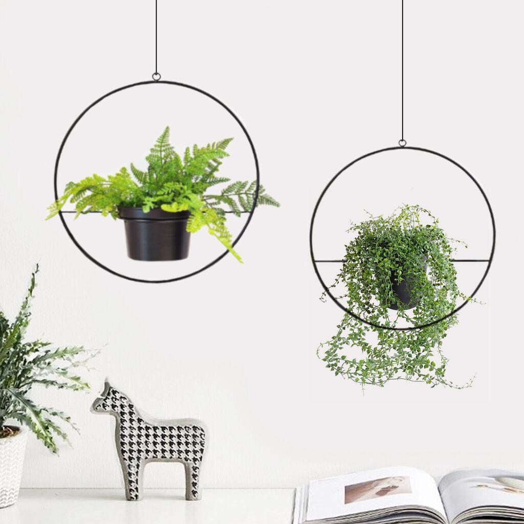Aberto Design set žardinjera SEH-4560, 2 dijela, crne boje