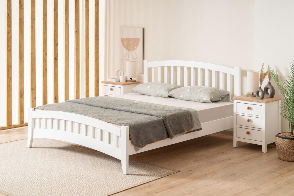Hanah Home Francuski krevet Lrya, 160x98x200 cm, Bijela