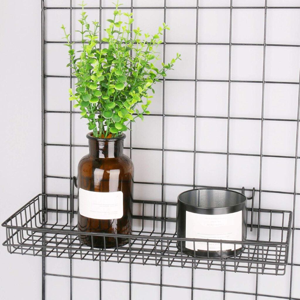 Wallity Zidna dekoracija WR011, 40x9x11 cm, Crna