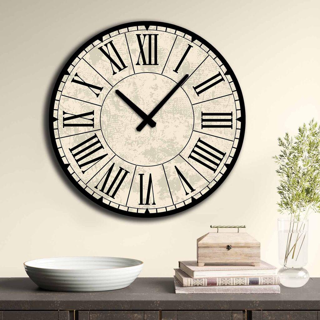 Zidni sat Wallity MDF 50cm šareni
