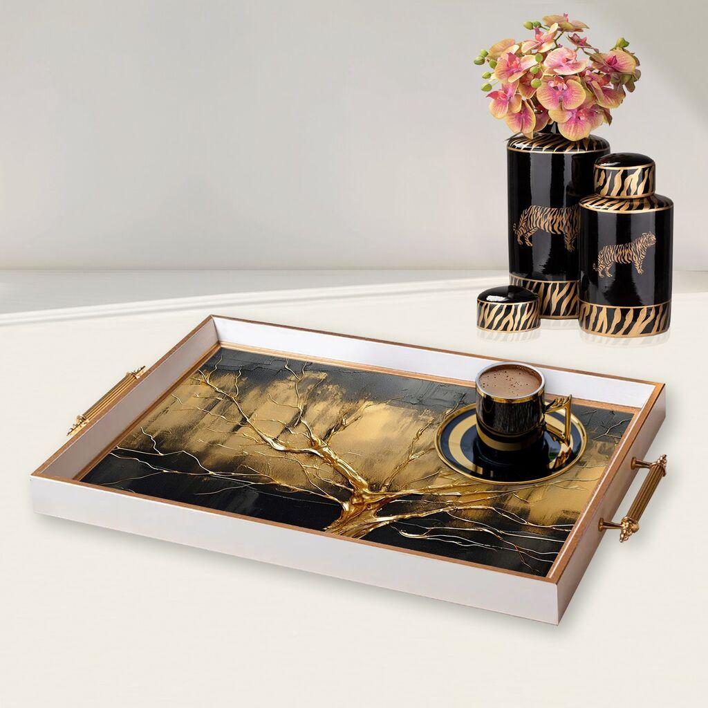 Aberto Design poslužavnik TPB9928 50 x 29 x 3,5 cm, šareni