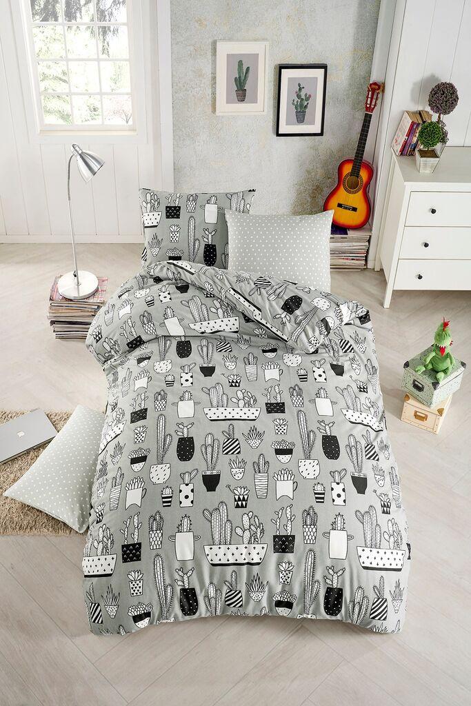 L'essentiel Maison set posteljine Kaktus, 200x220 cm, šareni