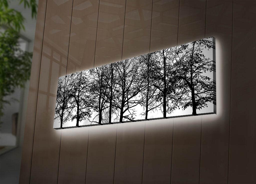 Slika na platnu Wallity sa LED osvetljenjem 30x90cm