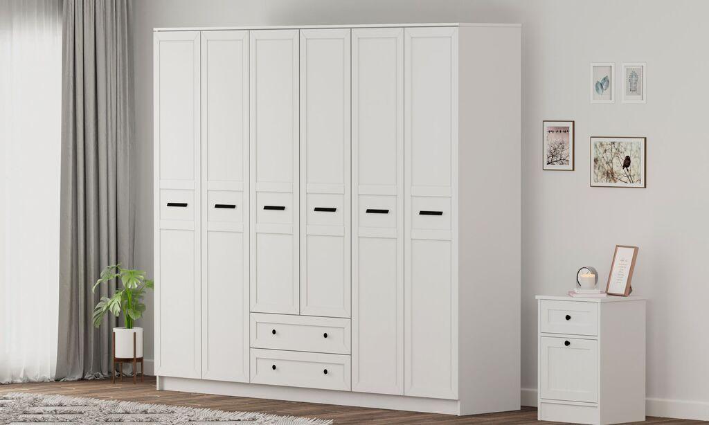 Hanah Home Ormar Rb-168-01-006, 210x184x52 cm, Bijeli
