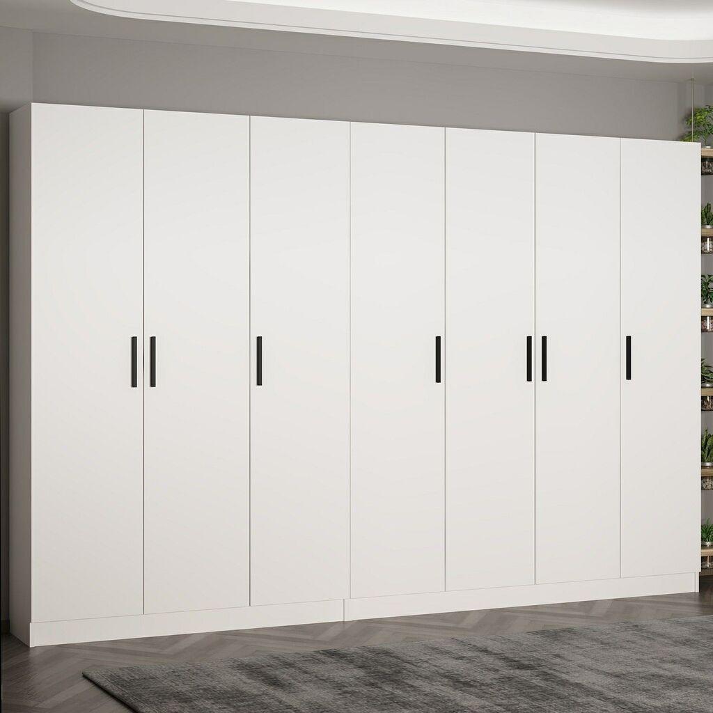 Hanah Home Ormar Noah-8205, 315x210x35 cm, Bijeli