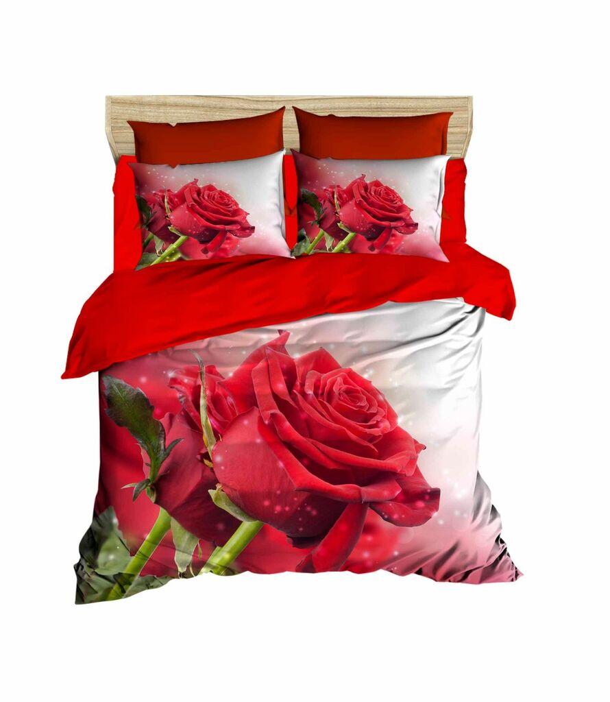 L'essentiel Maison set posteljine 180, 200x220cm, crvena