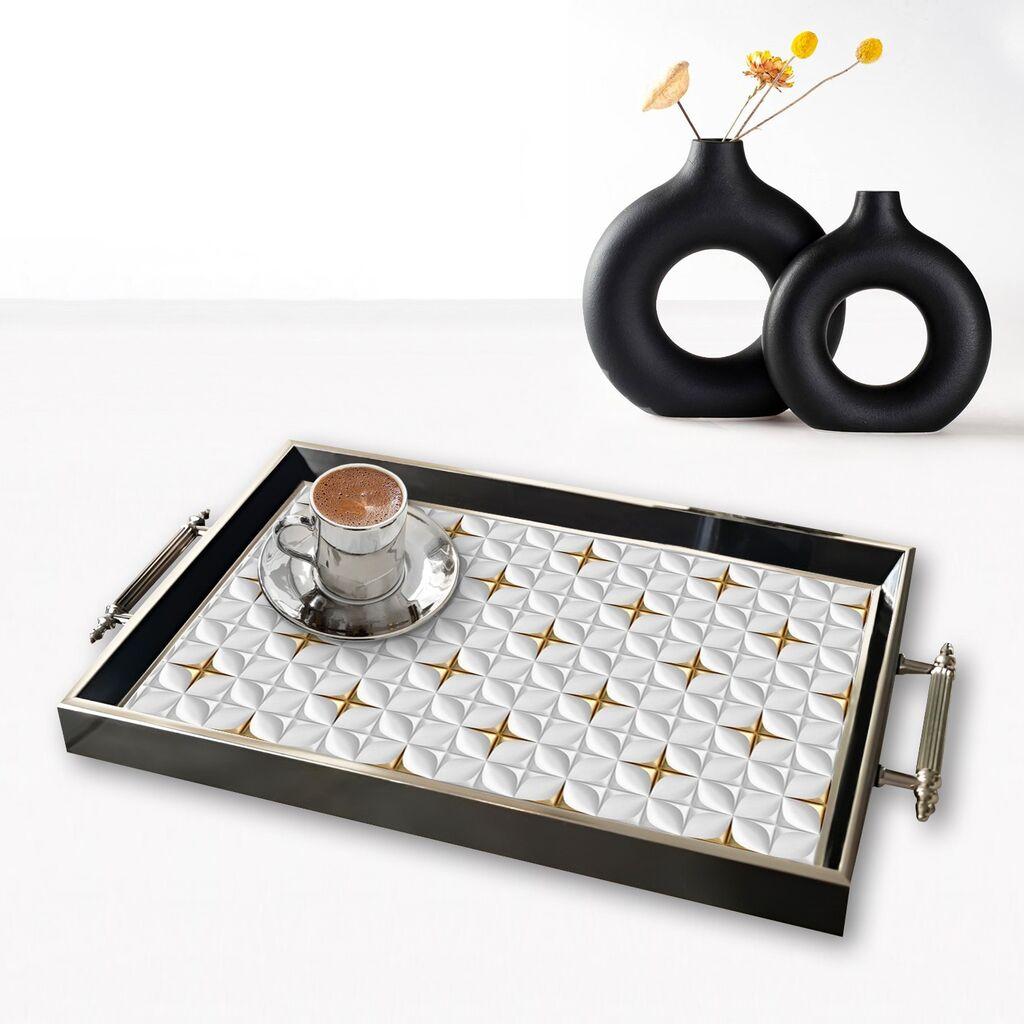 Aberto Design poslužavnik TPG9805 50 x 29 x 3,5 cm, šareni