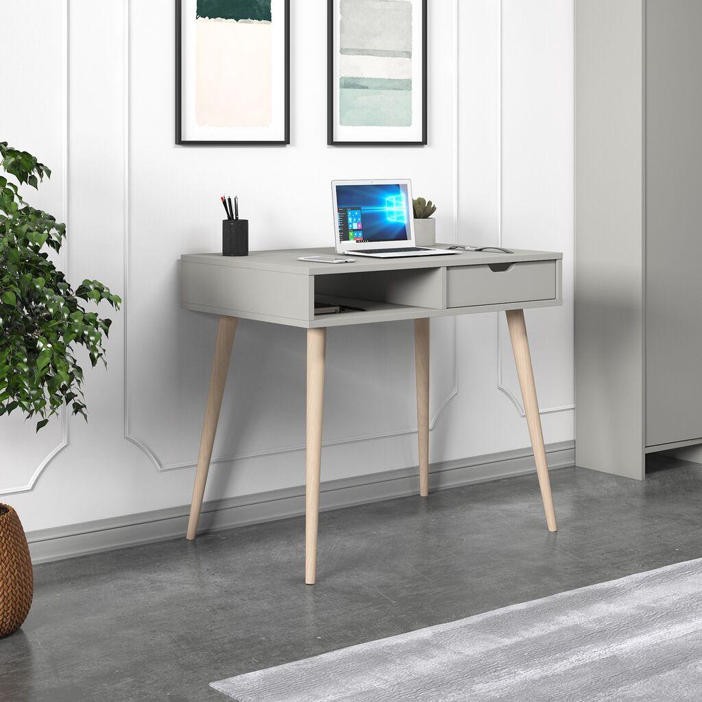Hanah Home Desk Ponuda, 90x80x60 cm, Siva