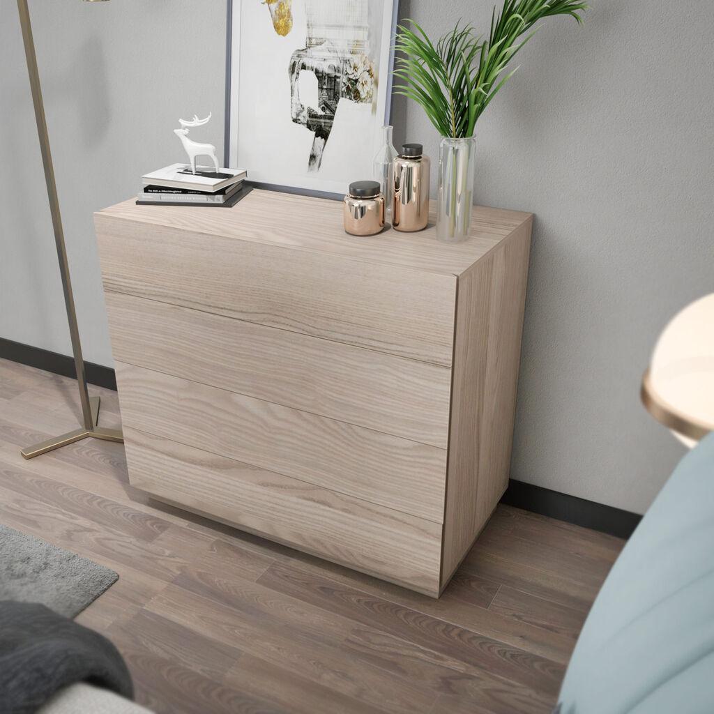 Hanah Home Dresser Lines, 90x81.6x45 cm, Bež
