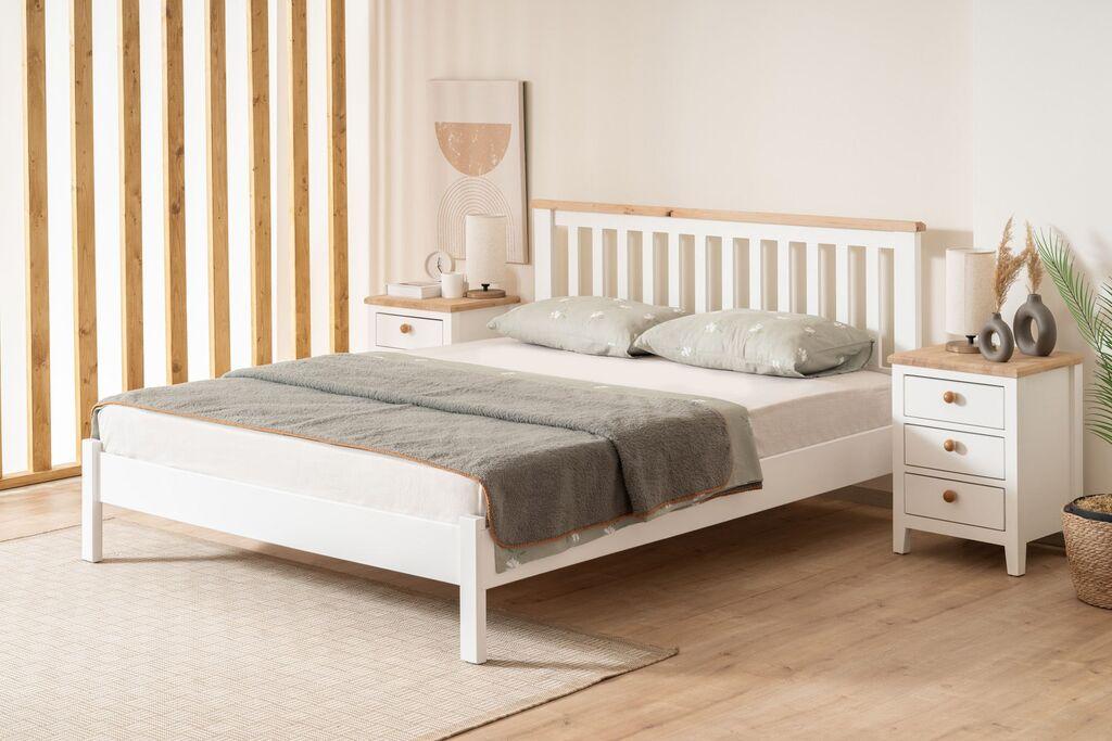 Hanah Home Okvir kreveta Fidan, 90x98x200 cm, Bijela