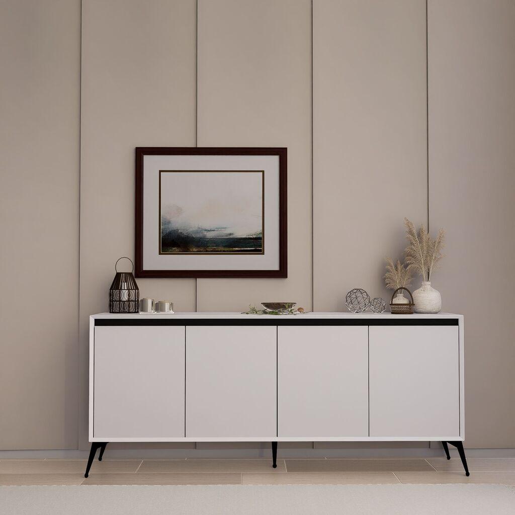 Hanah Home Konzolni sto Helen 1600-60, 180x80x37,3 cm, Bijela