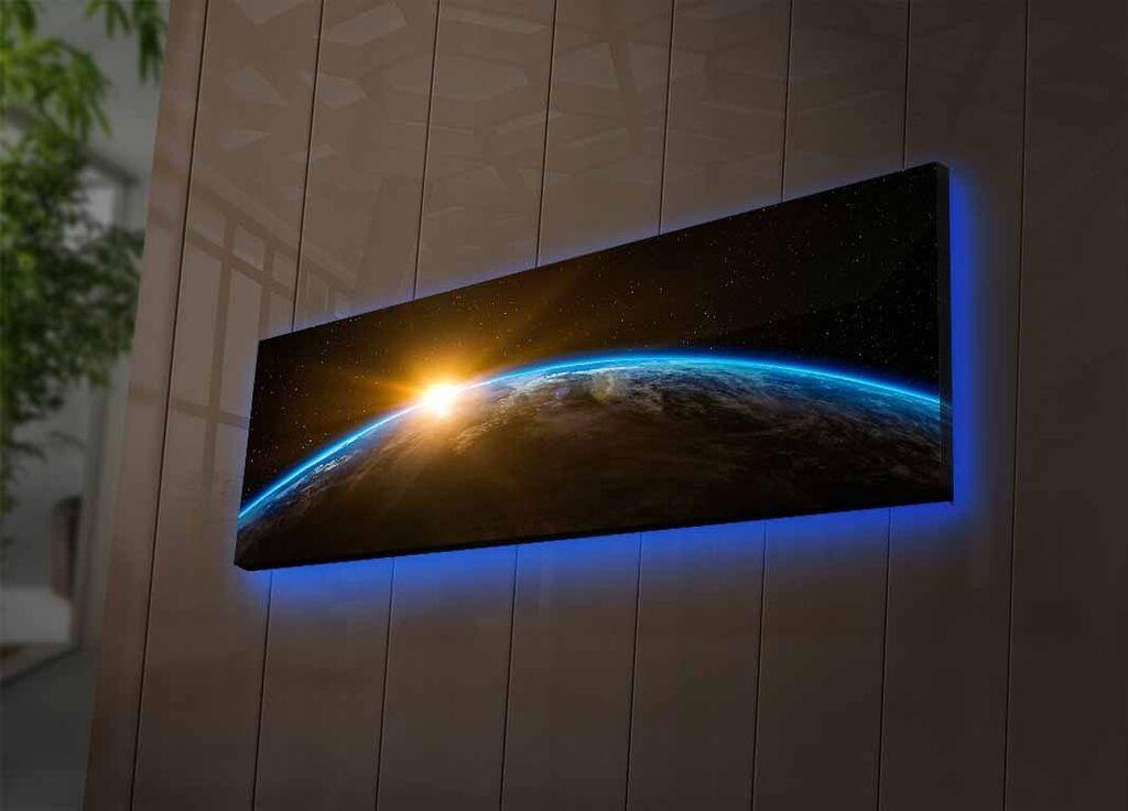 Wallity 3090NASA 018 Dekorativna slika, 30x90cm, LED osvjetljenje