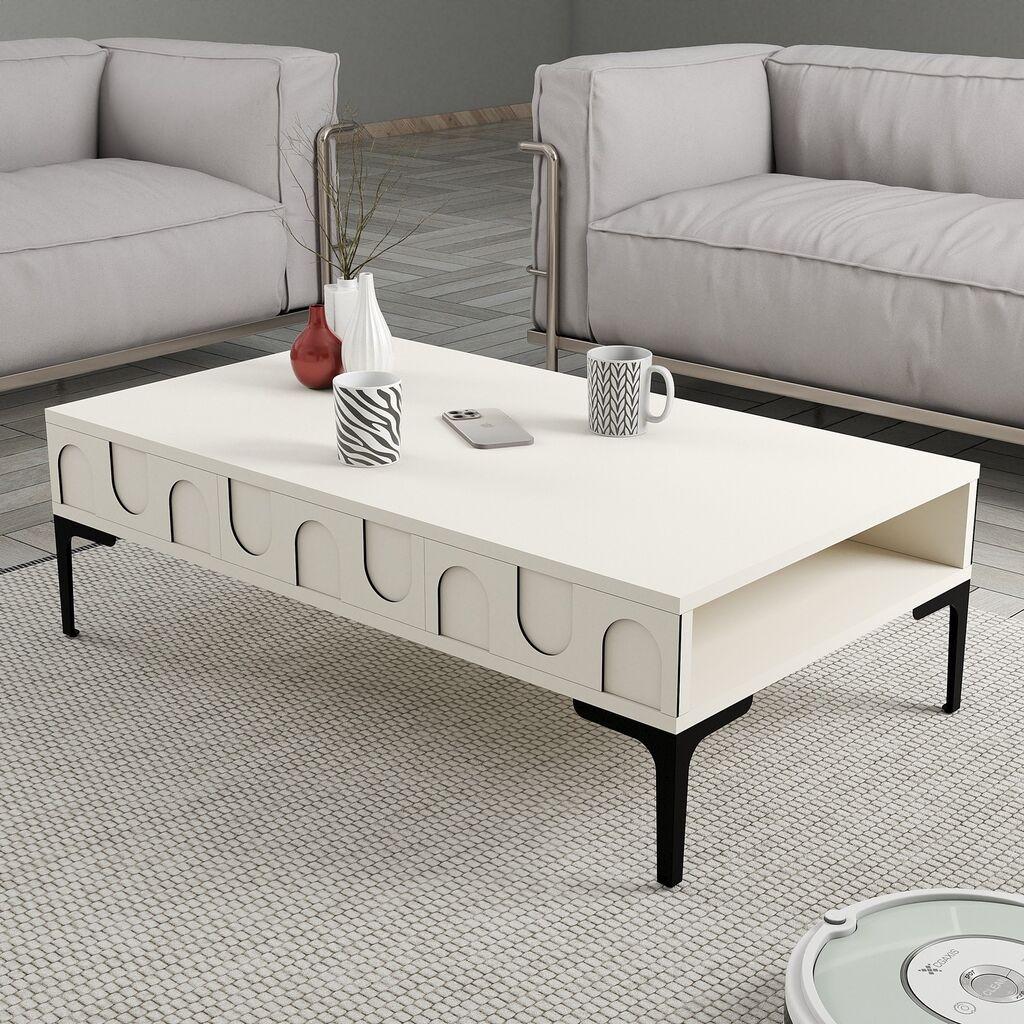 Hanah Home Club sto Lyon 32, 105x32.6x60 cm, krem