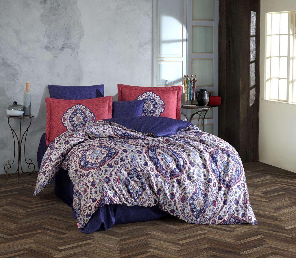 L'essentiel Maison Set posteljine Double Amanda, 200x220 cm, Šarene