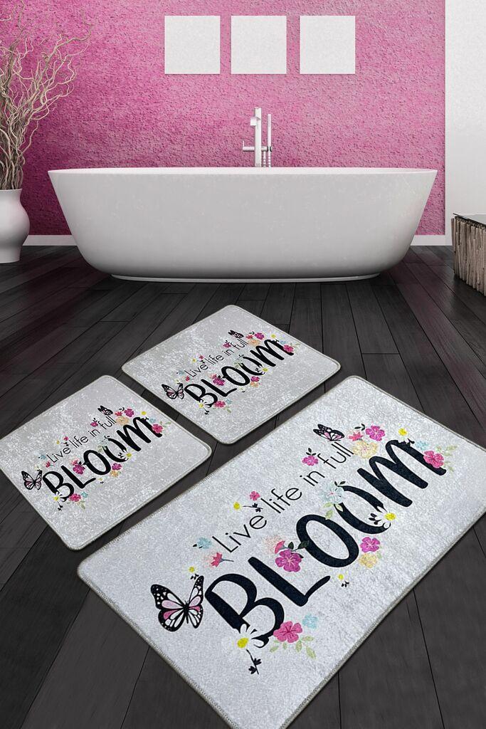 L'essentiel Maison Set od 3 kupaonska tepiha Colorful