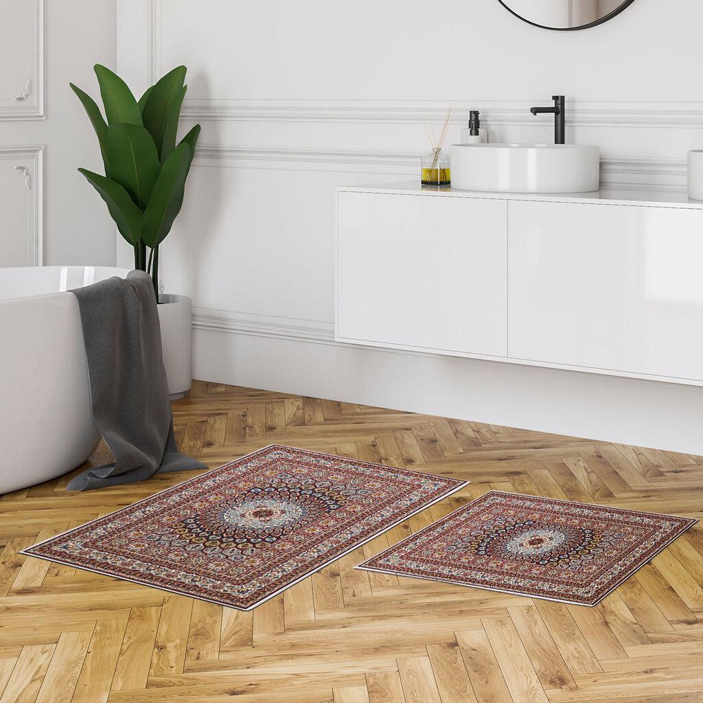 L'essentiel Maison Set od 2 kupaonska tepiha Šarene
