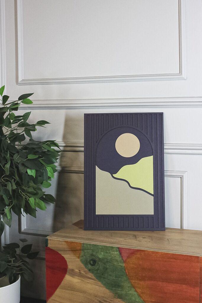 Zidna slika Ersy3Dsunny-2030, MDF, 20x30x2 cm