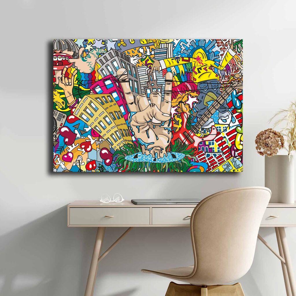 Slika na zidu na platnu 70x100cm