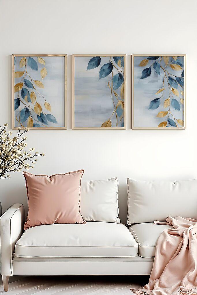 Uramljena slika Wallity Huhu476, 20x30 cm, 3 dijela