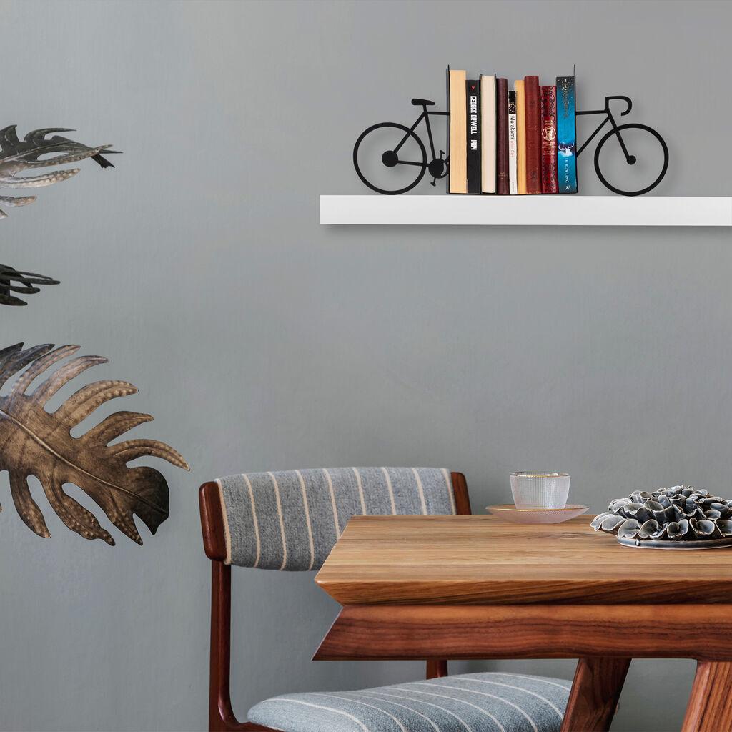 Aberto Design Kitap tutucu 2 Graničnik za knjige, Crni
