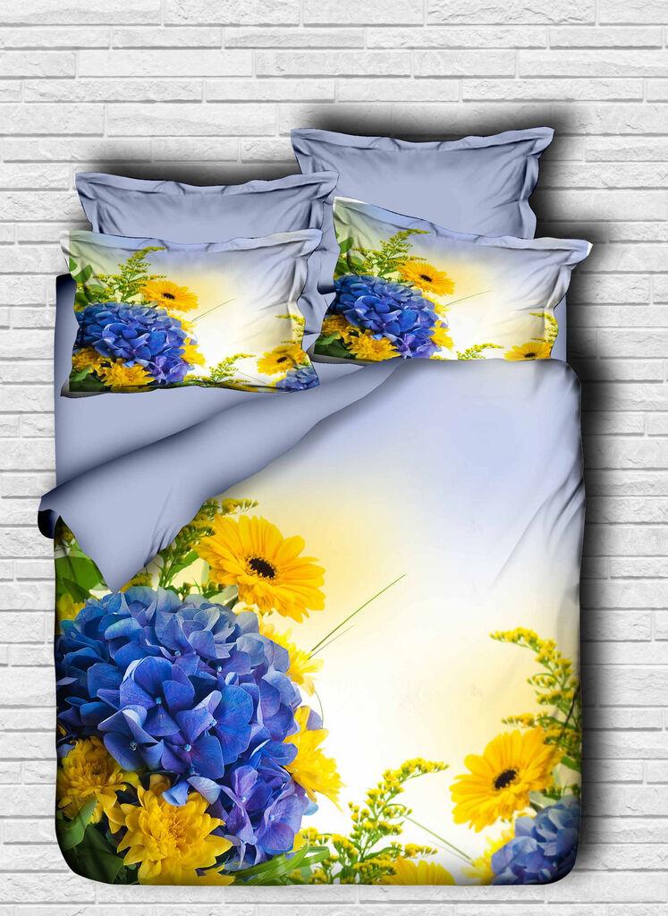 L'essentiel Maison set posteljine 147, 160x220cm, plavo-žuta