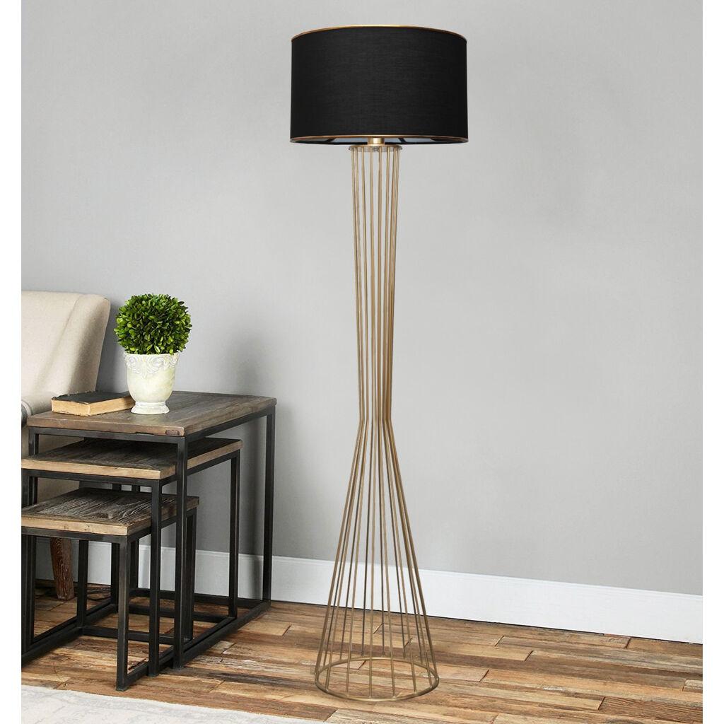 Opviq podna lampa Ayd 3078, zlatno-crna
