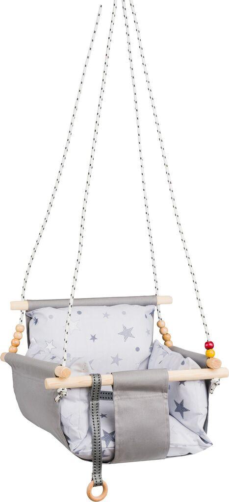 Aberto Design Ljuljaška za bebe Selale, 40x32 cm, Siva