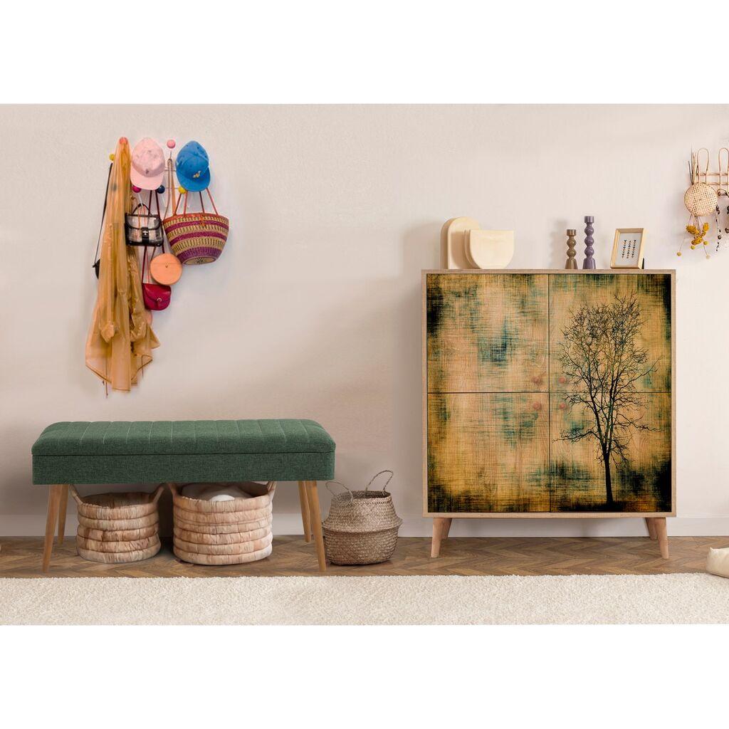 Hanah Home Set Namještaj za hodnik Multilux 729 1070, Zelena